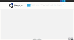 Desktop Screenshot of manavconsultants.com
