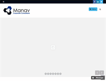Tablet Screenshot of manavconsultants.com